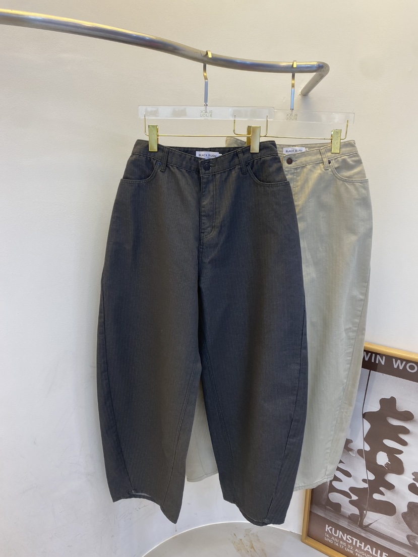 BLACK BIJOU東大門㊣實拍女裝新品人氣時尚休閑熱賣休閑褲BLACK BIJOU休閑褲
