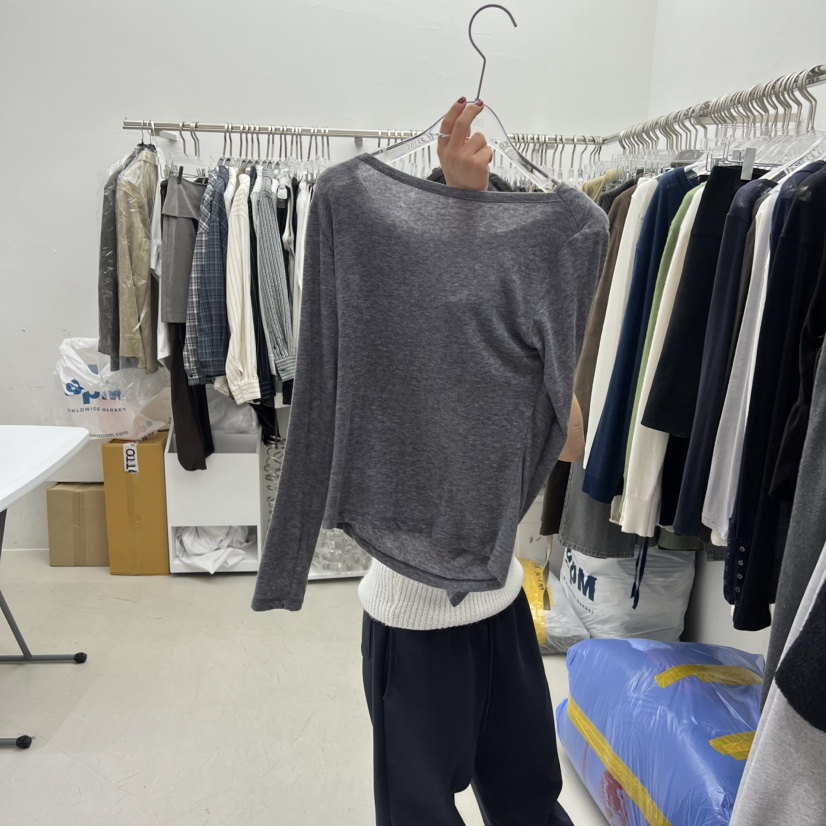 PADO韓國代購㊣女士新品熱賣人氣職業休閑時尚推薦真品長袖T恤PADO長袖T恤