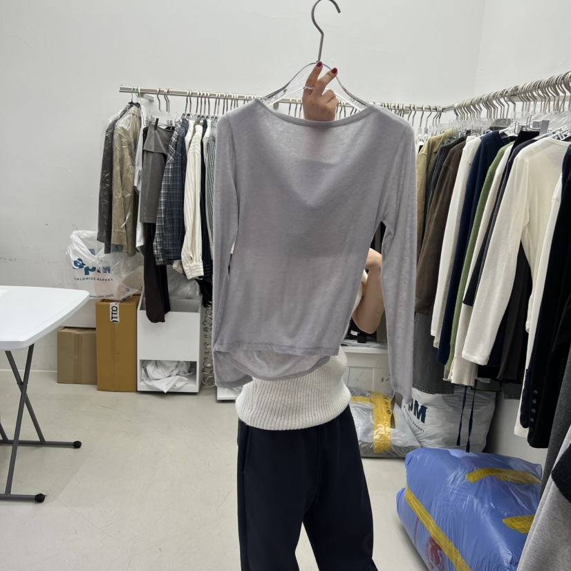 PADO韓國代購㊣女士新品熱賣人氣職業休閑時尚推薦真品長袖T恤PADO長袖T恤