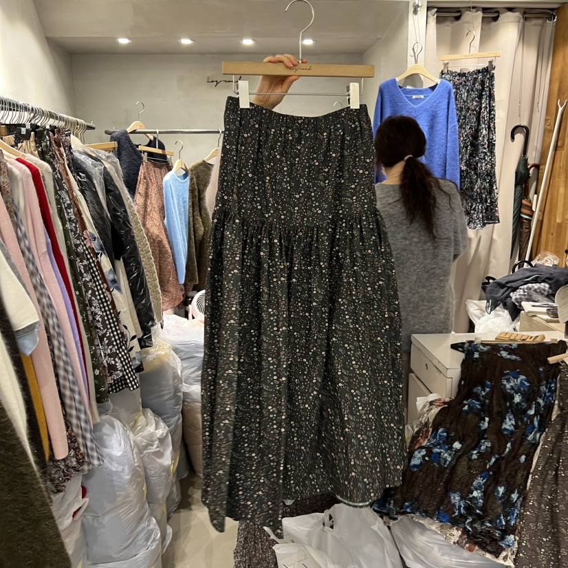 LOGROAD東大門㊣直郵女裝新款時尚熱賣休閑真品半身裙中短裙LOG ROAD半身裙/中短裙圖色2