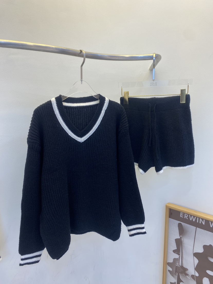 BLACK BIJOU東大門㊣代購女士新品時尚25秋冬真品熱賣套裝V領BLACK BIJOU套裝圖色2