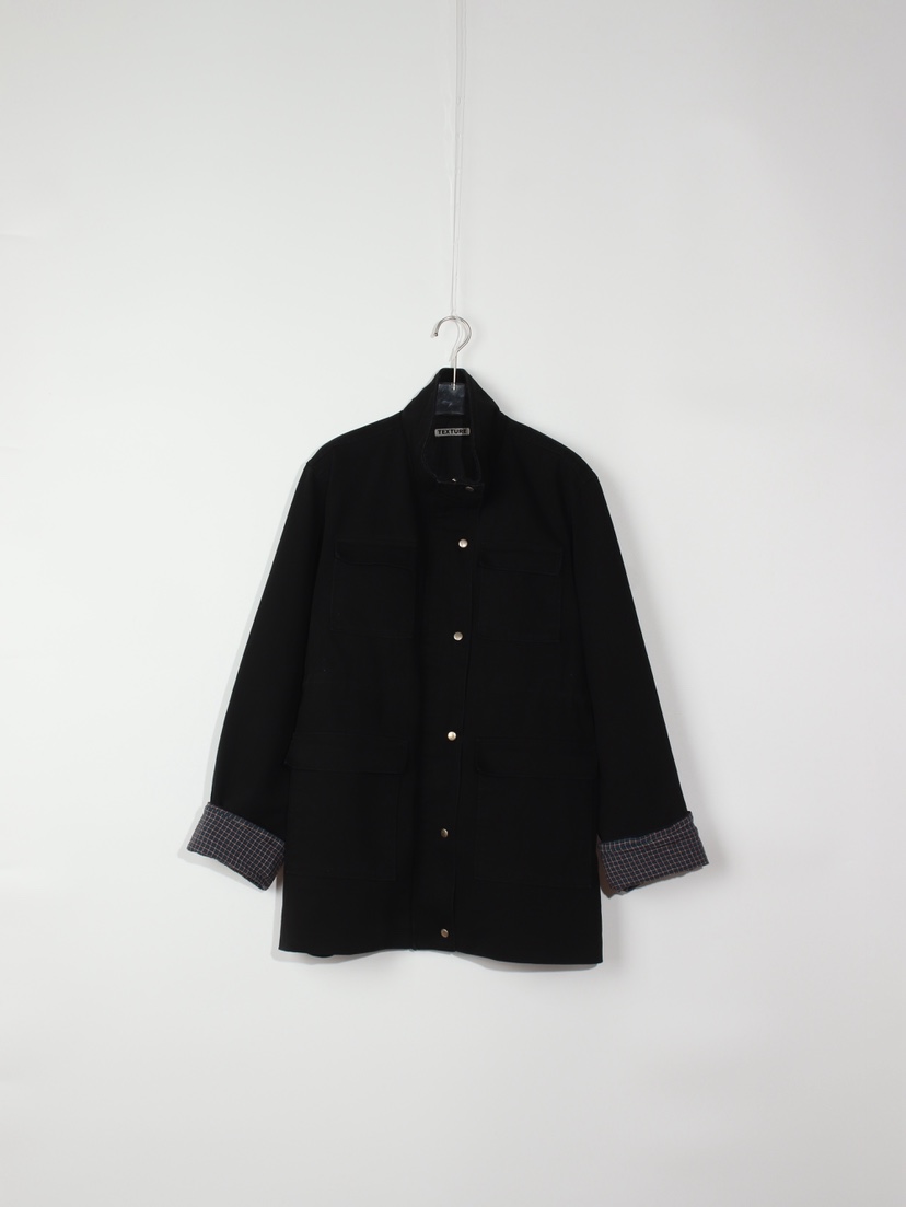 TEXTURE韓國代購㊣女士新品熱賣推薦25秋冬休閑時尚人氣夾克TEXTURE夾克圖色2黑