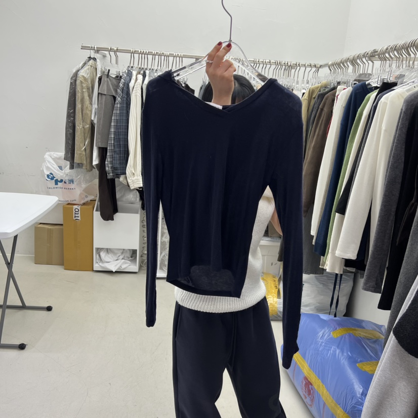PADO東大門㊣直郵女裝新款熱賣推薦時尚職業休閑長袖T恤連帽衫PADO長袖T恤圖色3