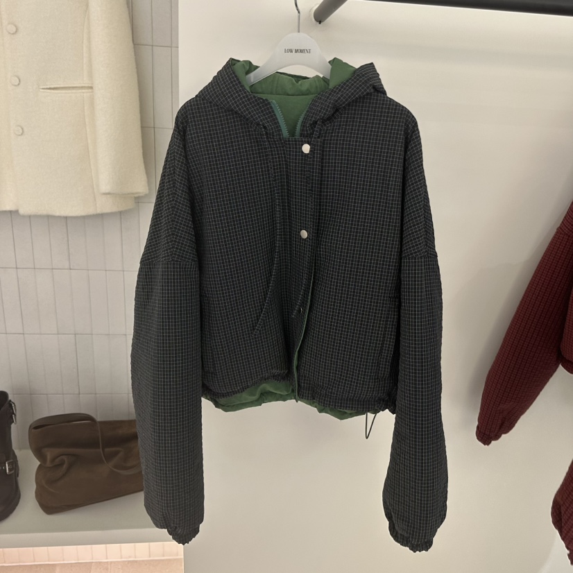 LOW MOMENT東大門㊣代購女裝新品25秋冬熱賣職業夾克里外穿LOW MOMENT夾克圖色2