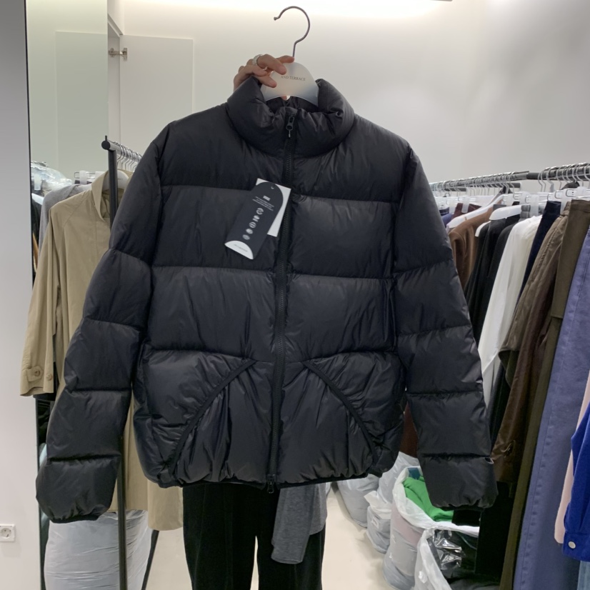 ANDTERRACE韓國直郵㊣女士新品職業短款羽絨服填充鴨絨鵝絨ANDTERRACE短款羽絨服圖色2