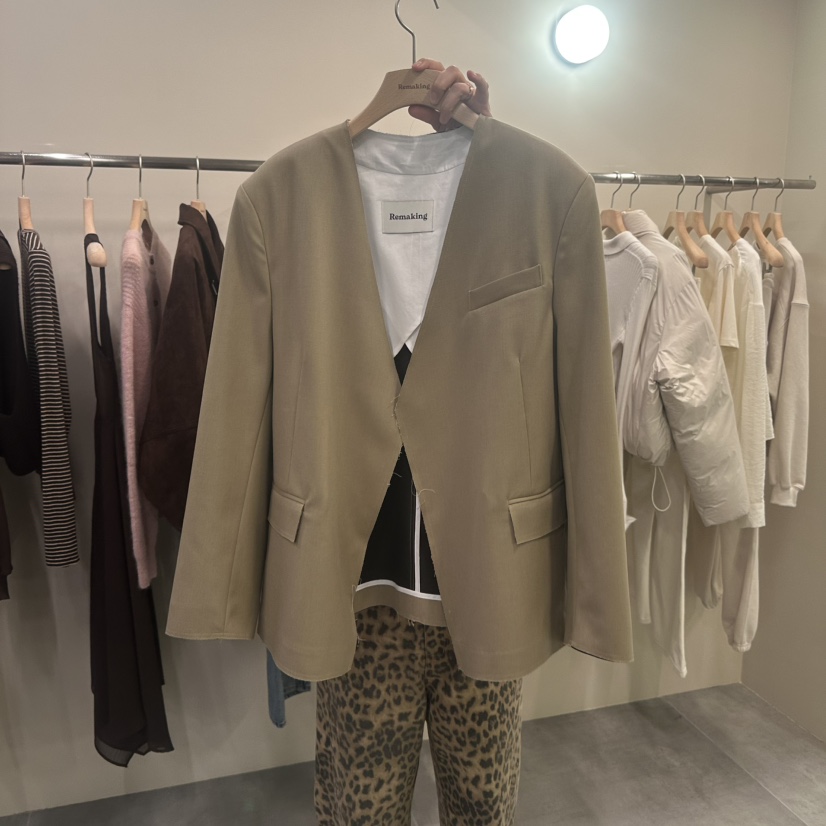 URBANSTORY/REMAKING東大門㊣實拍女裝新品時尚人氣休閑夾克Remaking/URBANSTORY夾克