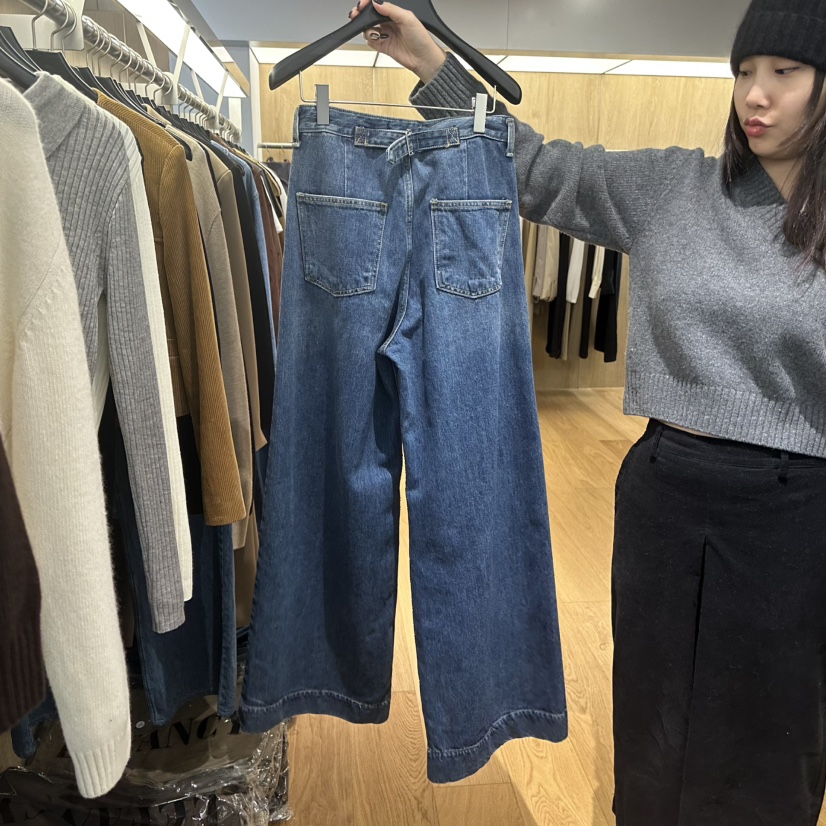 LEFANCY東大門㊣直郵女士新款人氣熱賣職業時尚25秋冬牛仔褲LEFANCY牛仔褲
