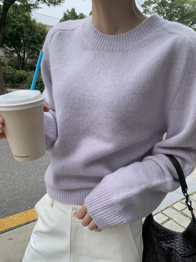 CREAM-P東大門㊣代購女士新款25秋冬職業人氣真品休閑毛衣CREAM-P毛衣圖色2