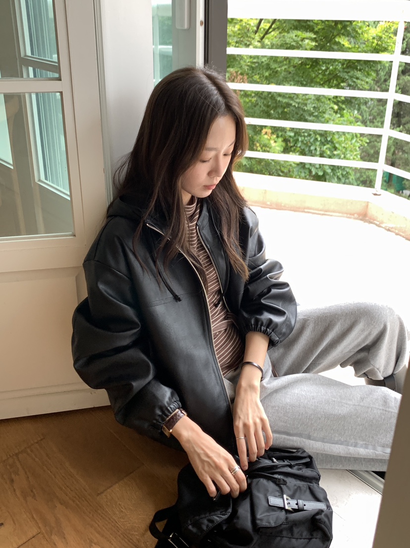 BAKING POWDER韓國代購㊣女裝新款推薦熱賣時尚真品夾克兜帽BAKING POWDER夾克