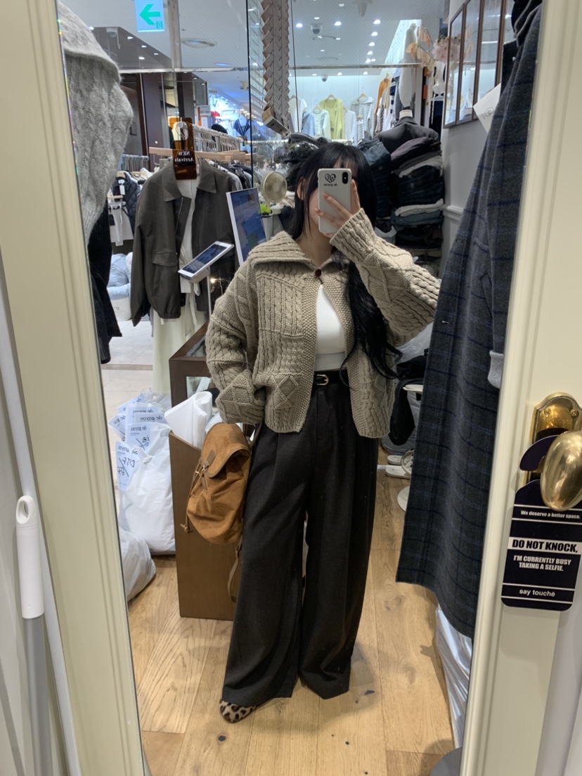 DE GO YOU東大門㊣實拍女士新款推薦時尚熱賣職業毛衣開衫DE GO YOU毛衣