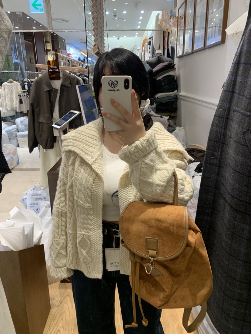 DE GO YOU東大門㊣實拍女士新款推薦時尚熱賣職業毛衣開衫DE GO YOU毛衣