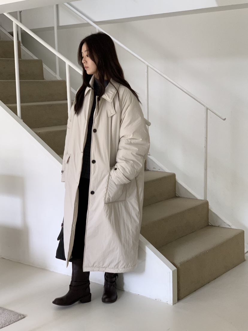 BAKING POWDER韓國代購㊣女裝新款職業真品人氣熱賣長款風衣BAKING POWDER長款風衣