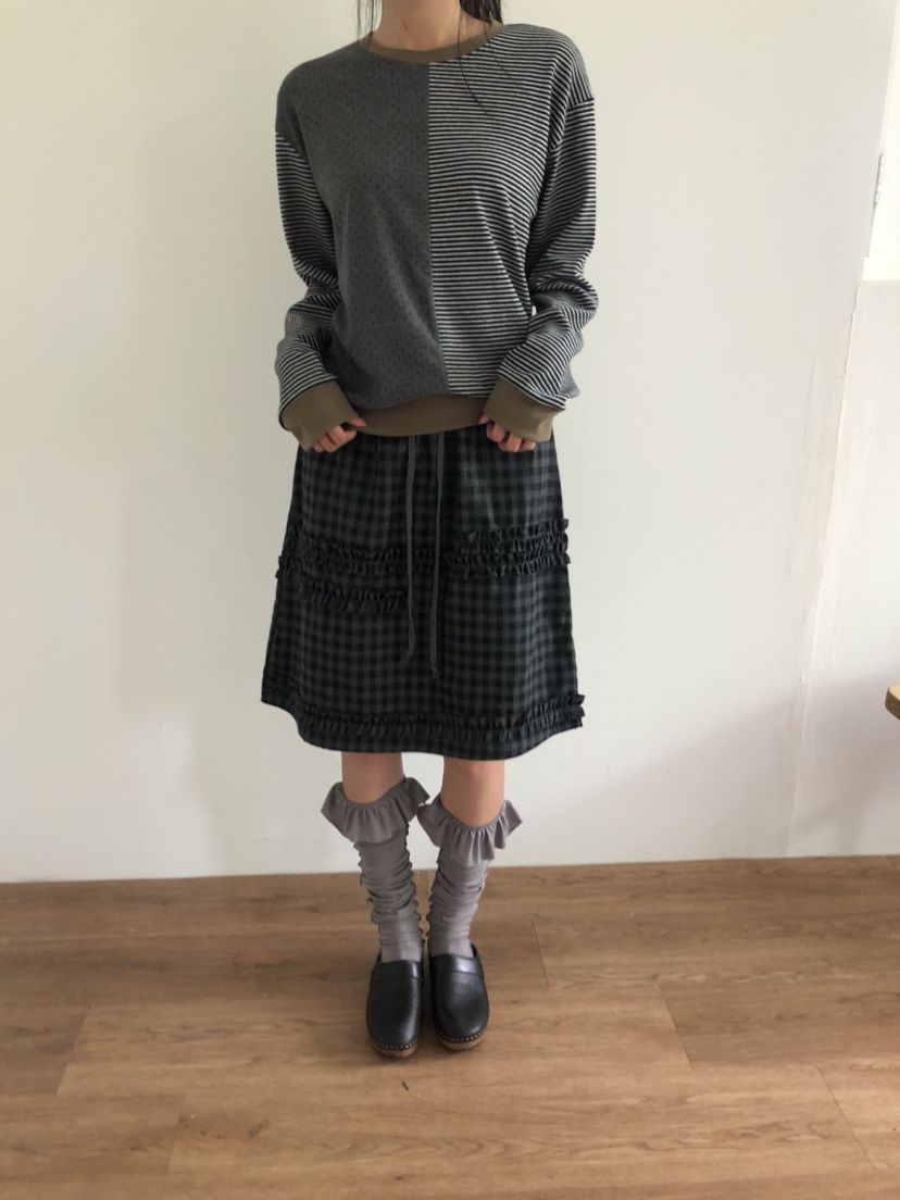 FLASH東大門㊣直郵女士新款推薦休閑時尚熱賣25秋冬半身裙中短裙FLASH半身裙/中短裙