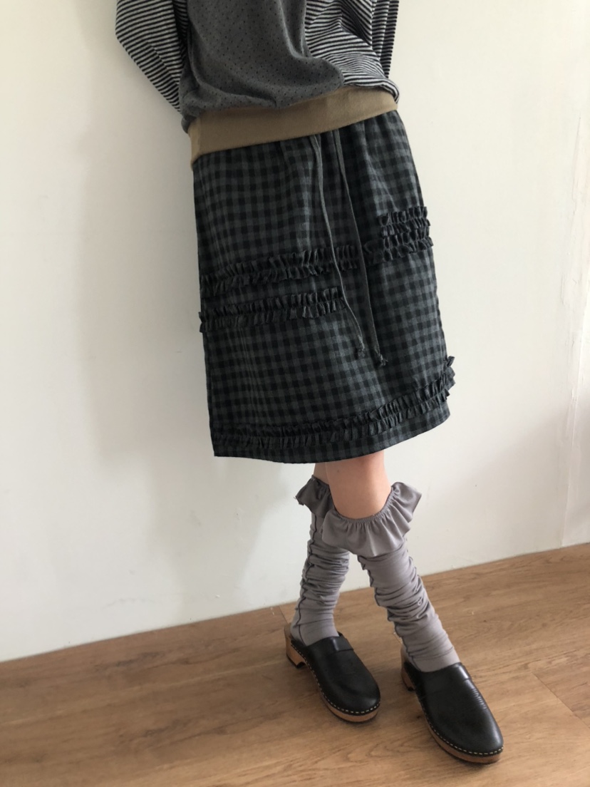 FLASH東大門㊣直郵女士新款推薦休閑時尚熱賣25秋冬半身裙中短裙FLASH半身裙/中短裙