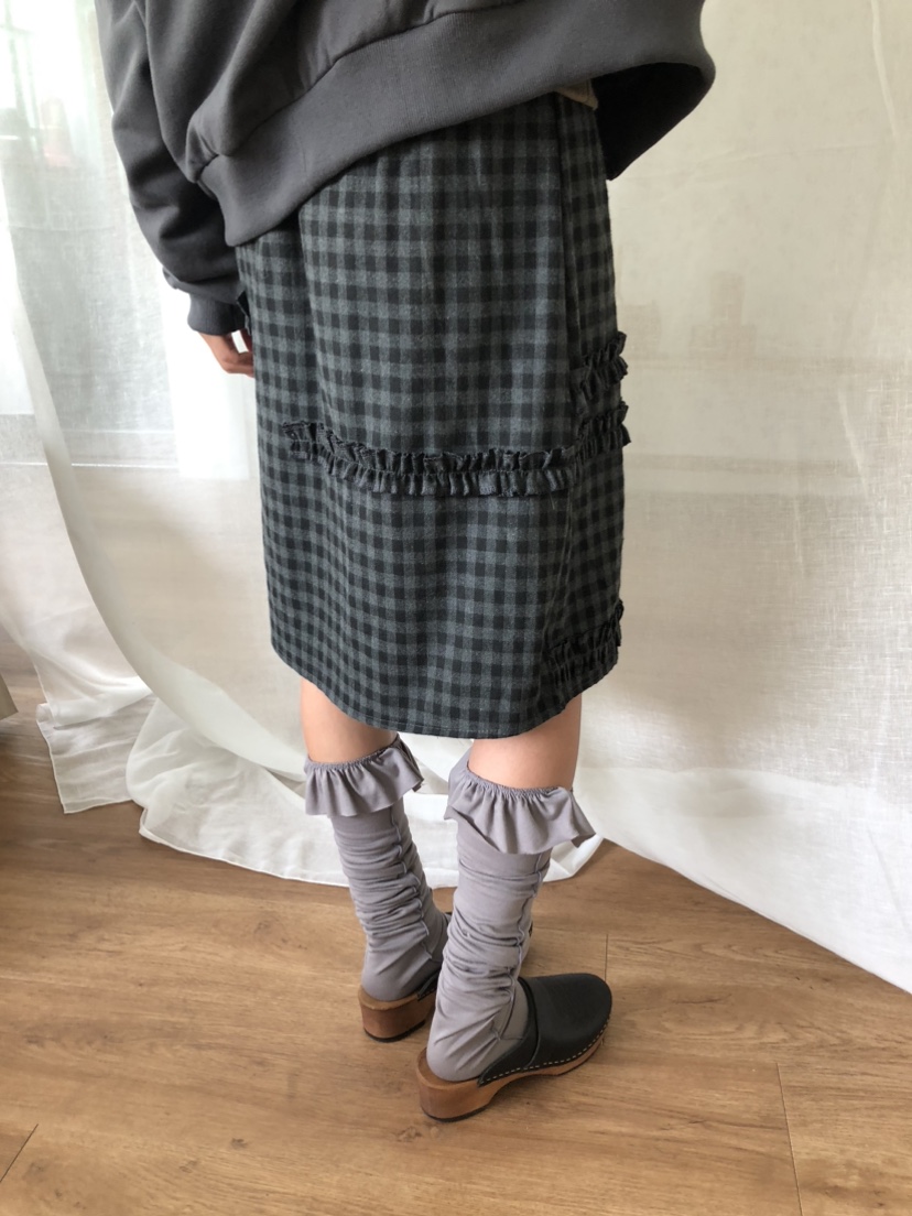 FLASH東大門㊣直郵女士新款推薦休閑時尚熱賣25秋冬半身裙中短裙FLASH半身裙/中短裙