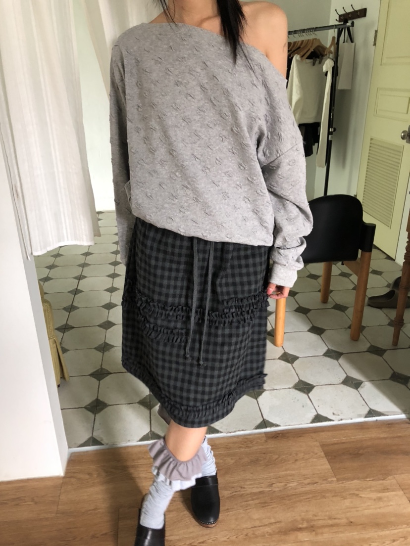 FLASH東大門㊣直郵女士新款推薦休閑時尚熱賣25秋冬半身裙中短裙FLASH半身裙/中短裙