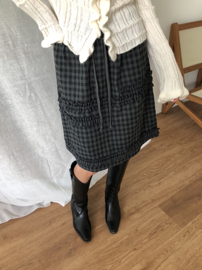 FLASH東大門㊣直郵女士新款推薦休閑時尚熱賣25秋冬半身裙中短裙FLASH半身裙/中短裙