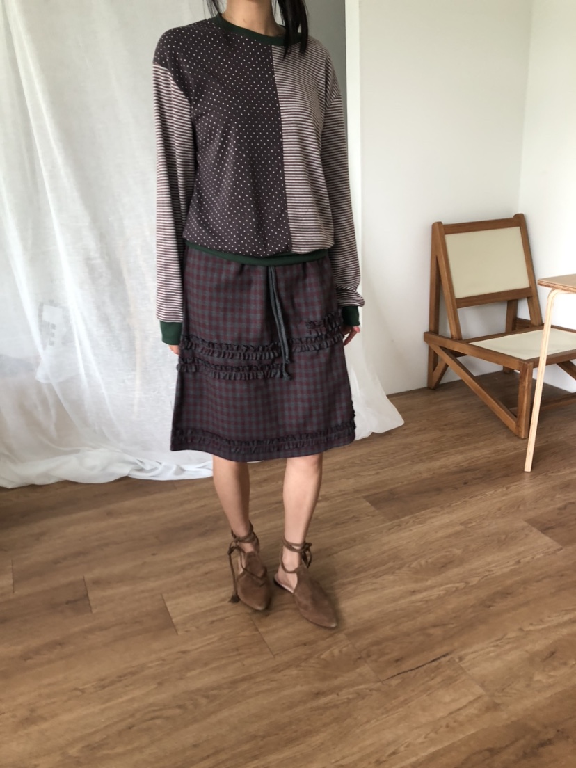 FLASH東大門㊣直郵女士新款推薦休閑時尚熱賣25秋冬半身裙中短裙FLASH半身裙/中短裙