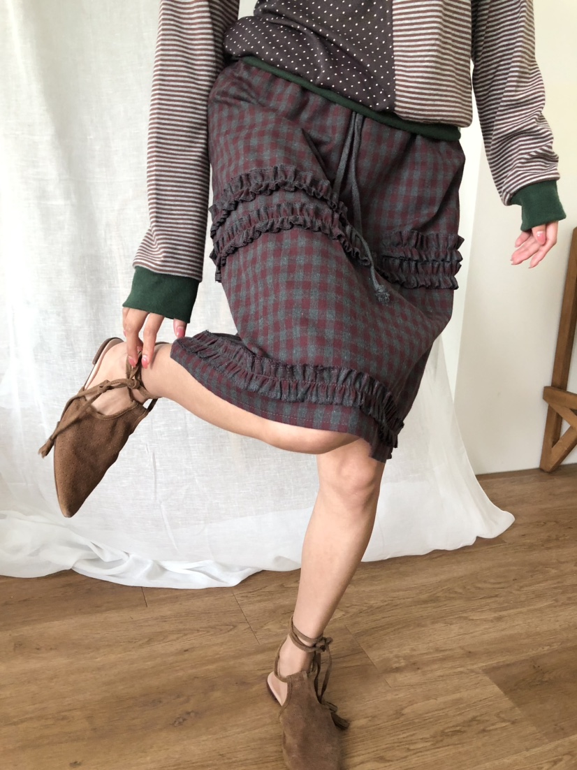 FLASH東大門㊣直郵女士新款推薦休閑時尚熱賣25秋冬半身裙中短裙FLASH半身裙/中短裙