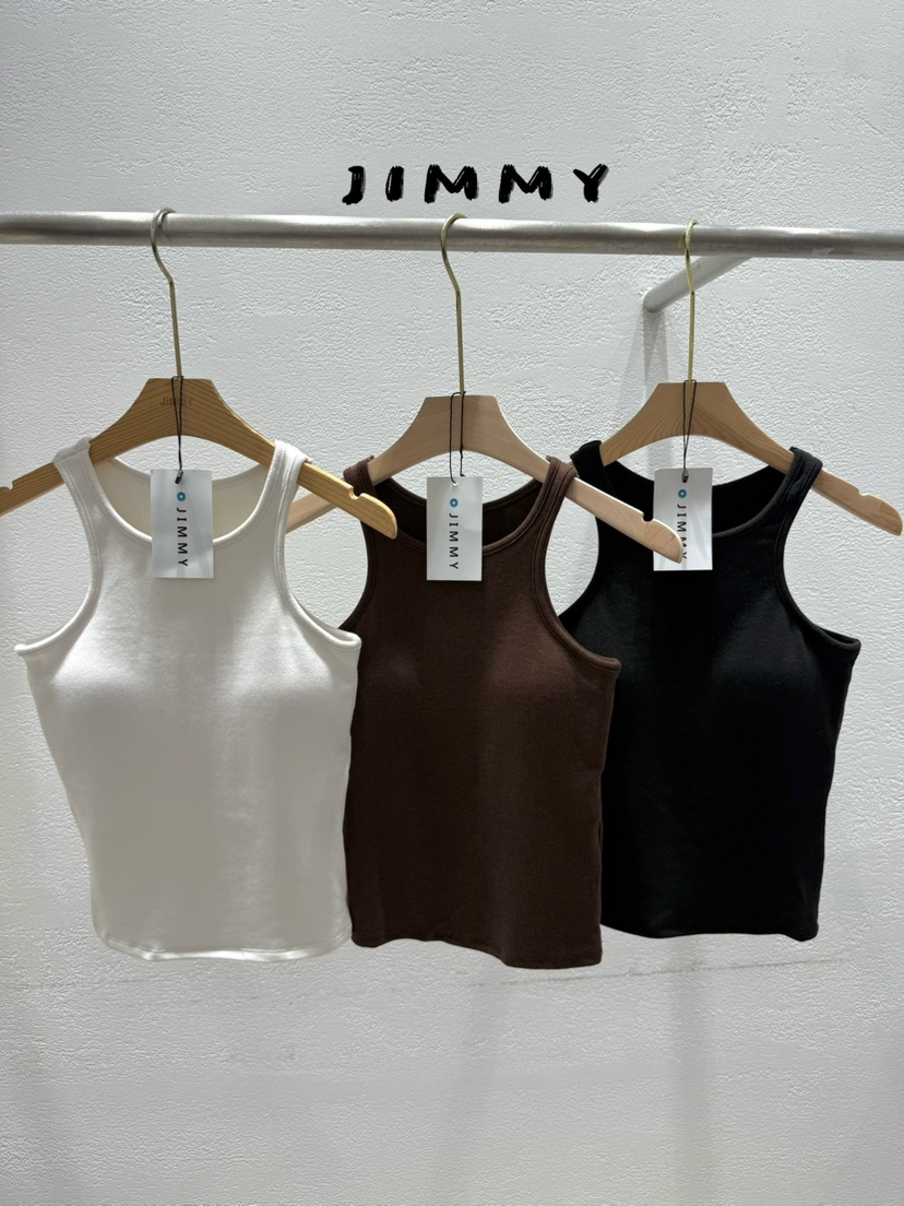 JIMMY東大門㊣實拍女士新款職業25秋冬人氣真品休閑吊帶背心JIMMY/REMAKE吊帶/背心圖色3左三色
