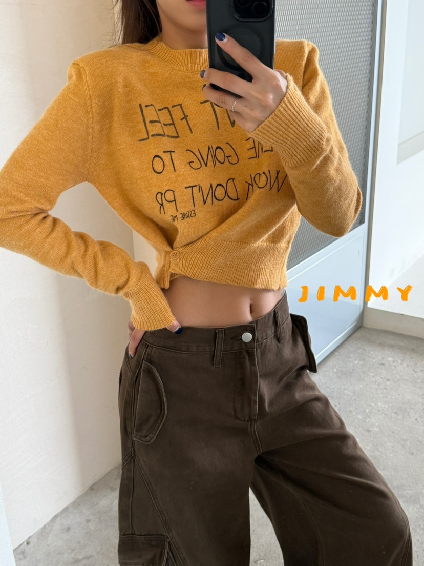 JIMMY東大門㊣直郵女士新品真品時尚休閑人氣推薦職業針織衫JIMMY/REMAKE針織衫