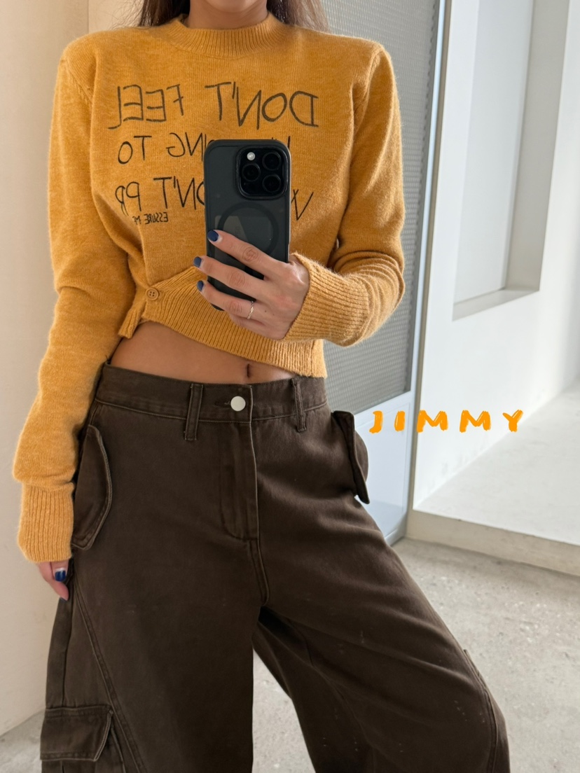 JIMMY東大門㊣直郵女士新品真品時尚休閑人氣推薦職業針織衫JIMMY/REMAKE針織衫