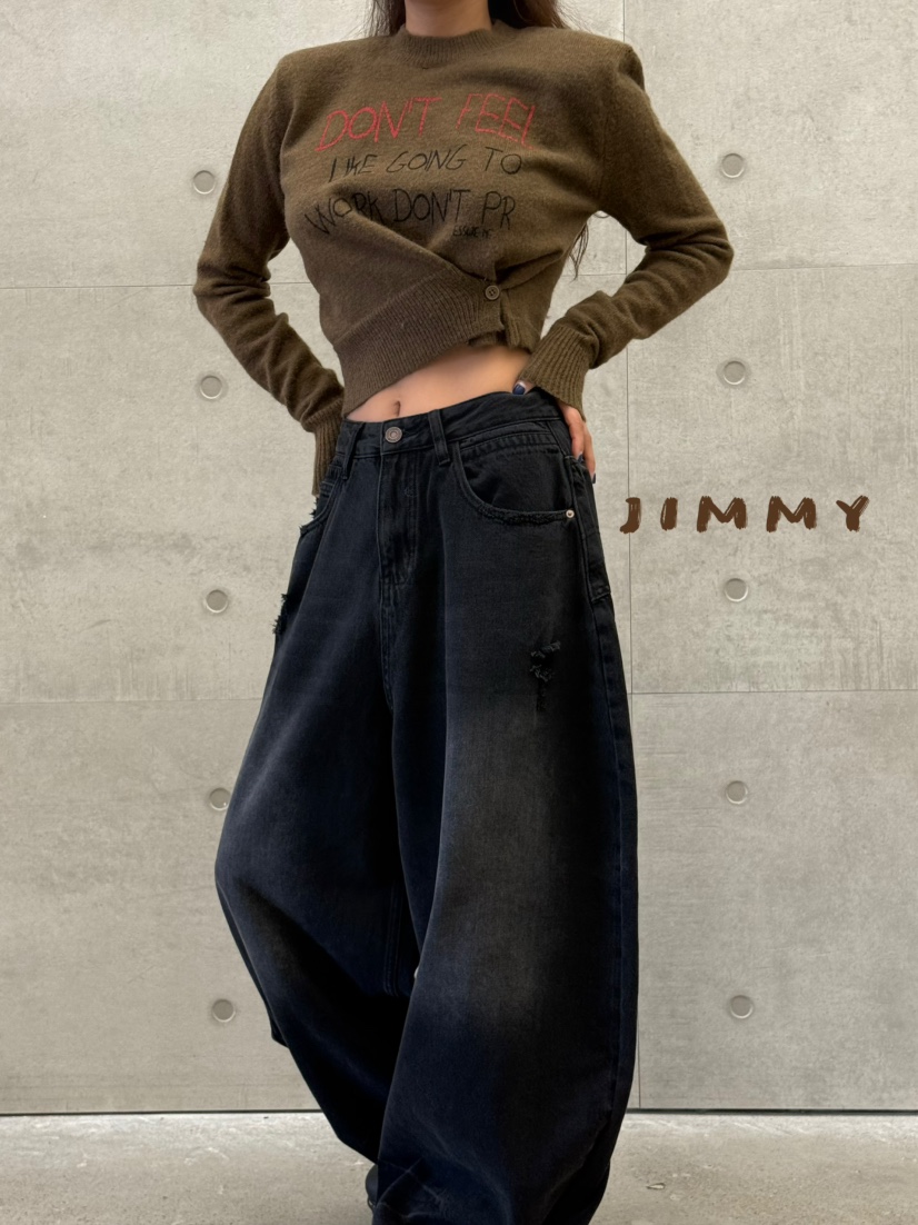 JIMMY東大門㊣直郵女士新品真品時尚休閑人氣推薦職業針織衫JIMMY/REMAKE針織衫