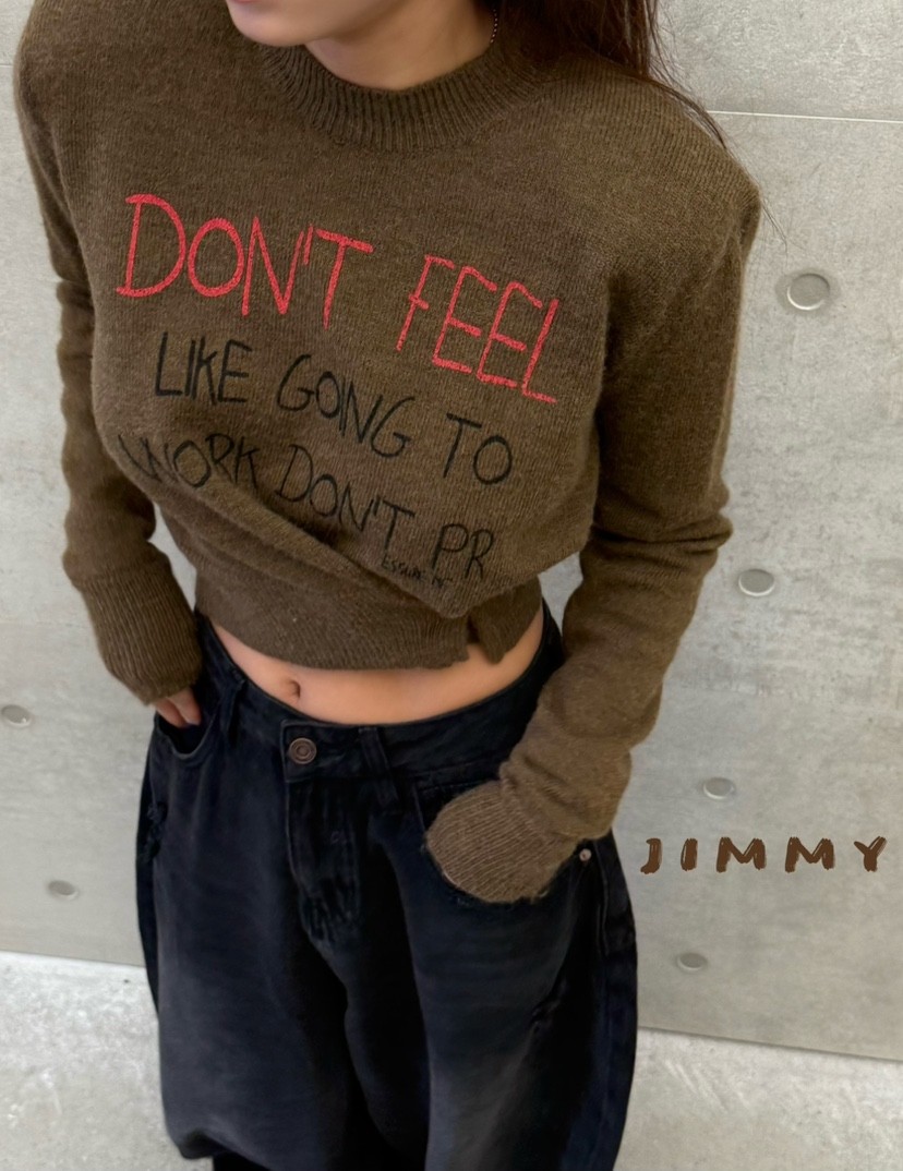 JIMMY東大門㊣直郵女士新品真品時尚休閑人氣推薦職業針織衫JIMMY/REMAKE針織衫