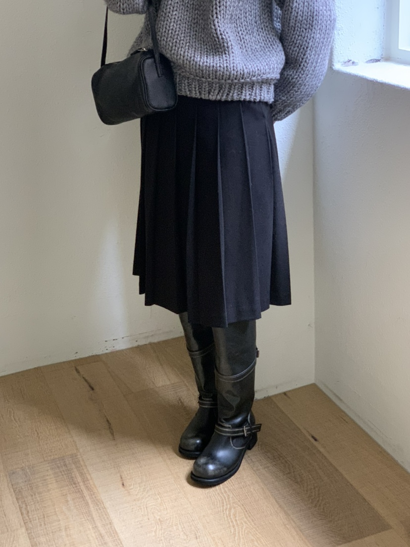 NOTICE東大門㊣代購女裝新款人氣職業半身裙中短裙百褶褶裙NOTICE半身裙/中短裙