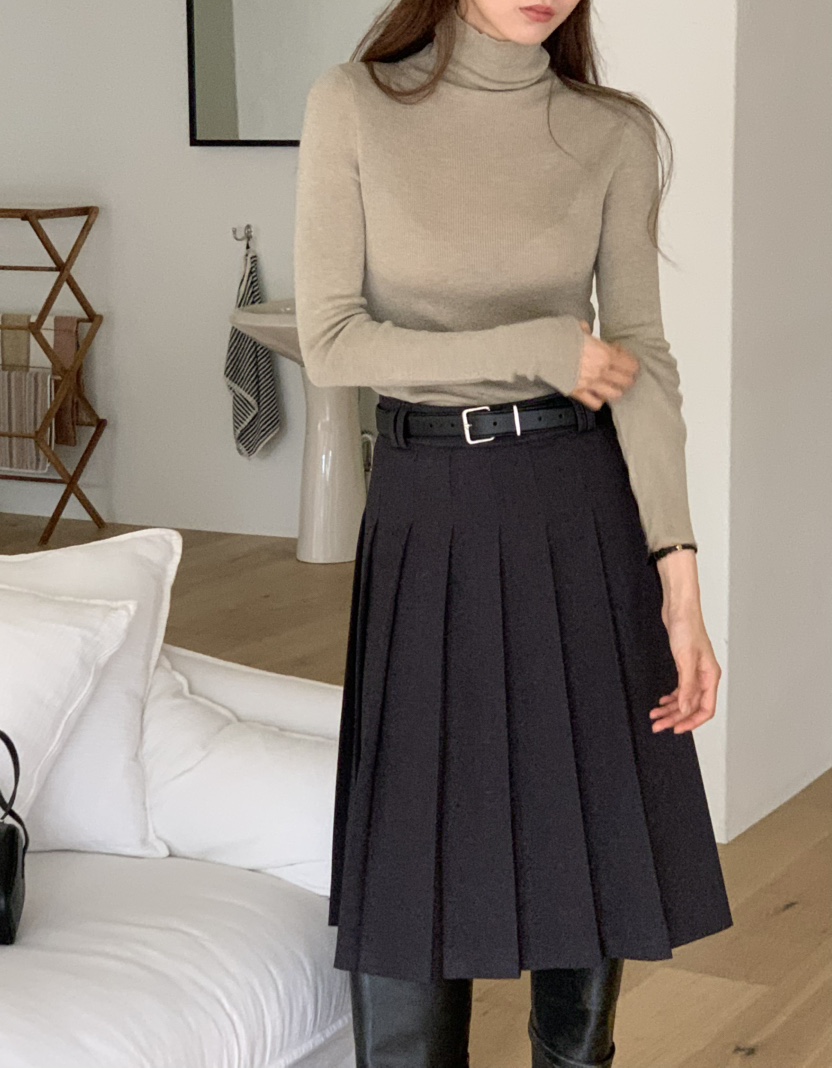 NOTICE東大門㊣代購女裝新款人氣職業半身裙中短裙百褶褶裙NOTICE半身裙/中短裙