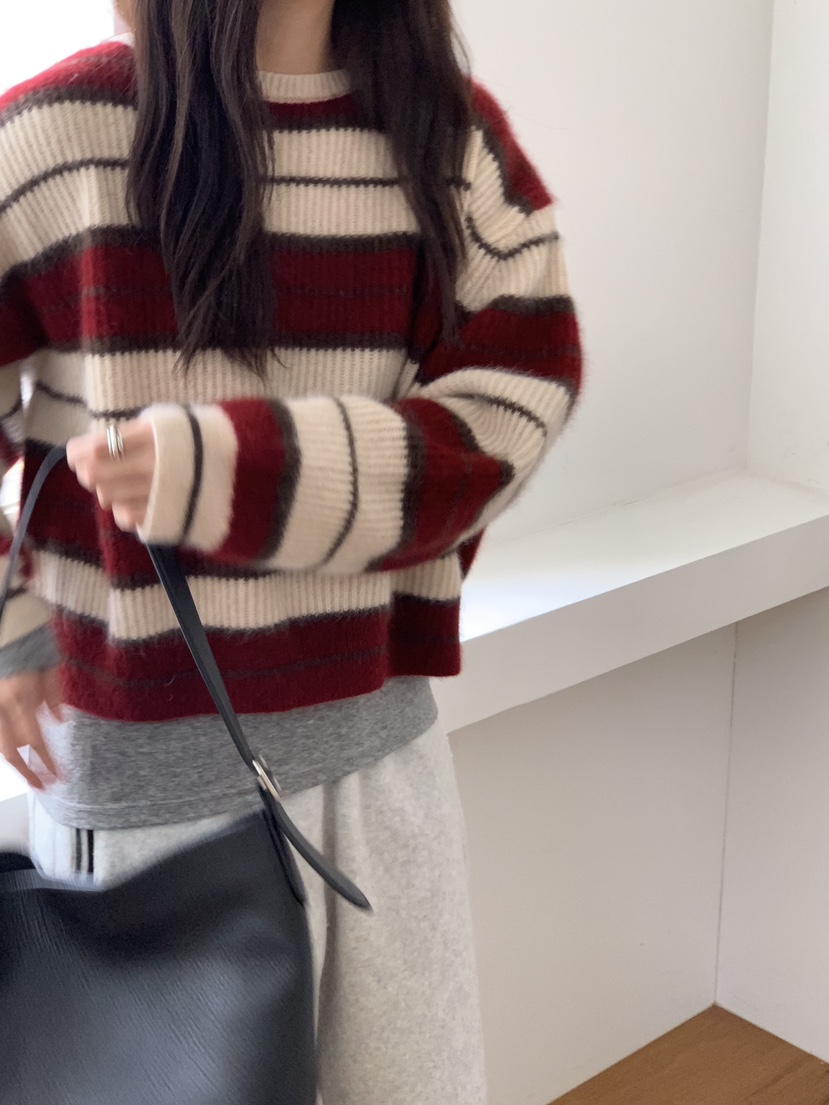 BAKING POWDER東大門㊣實拍女士新品休閑熱賣人氣針織衫浣熊BAKING POWDER針織衫