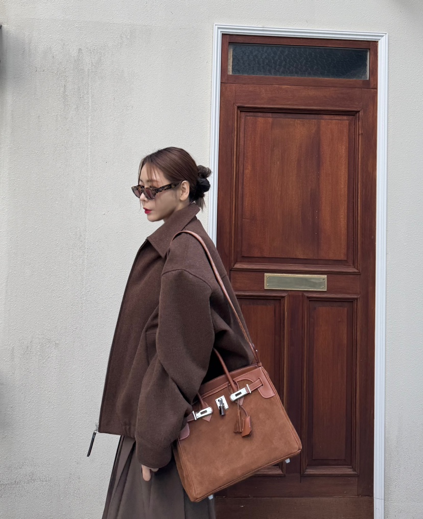 JUJU東大門㊣代購女裝新款熱賣人氣休閑時尚推薦真品夾克羊毛JUJU夾克