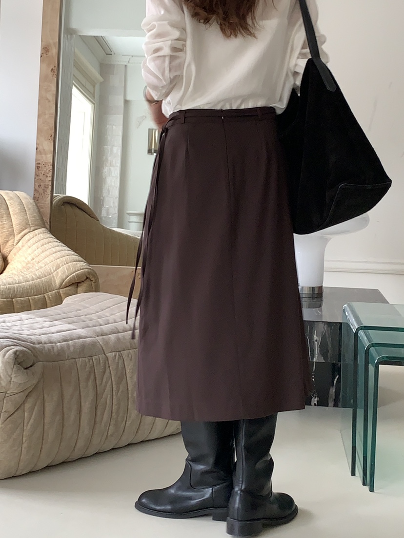 BAKING POWDER韓國直郵㊣女裝新款真品25秋冬半身裙中短裙BAKING POWDER半身裙/中短裙