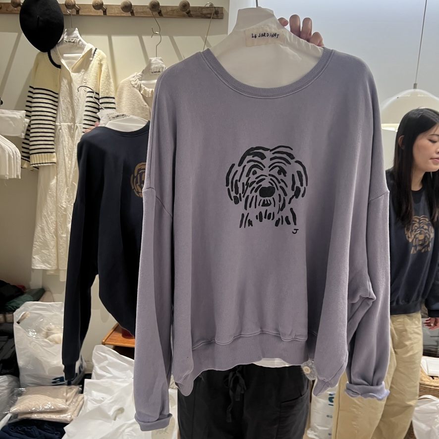 LE JARDINET東大門㊣直郵女裝新款真品職業人氣休閑衛衣加絨LE JARDINET衛衣圖色2