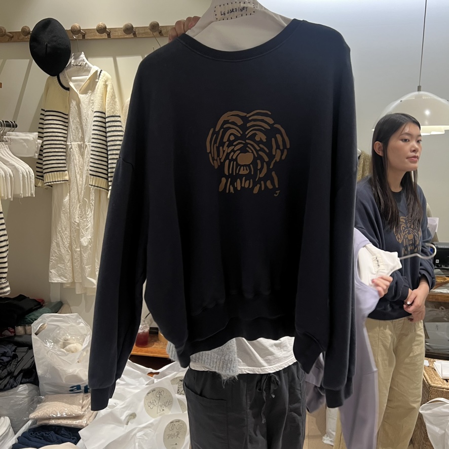 LE JARDINET東大門㊣直郵女裝新款真品職業人氣休閑衛衣加絨LE JARDINET衛衣圖色3