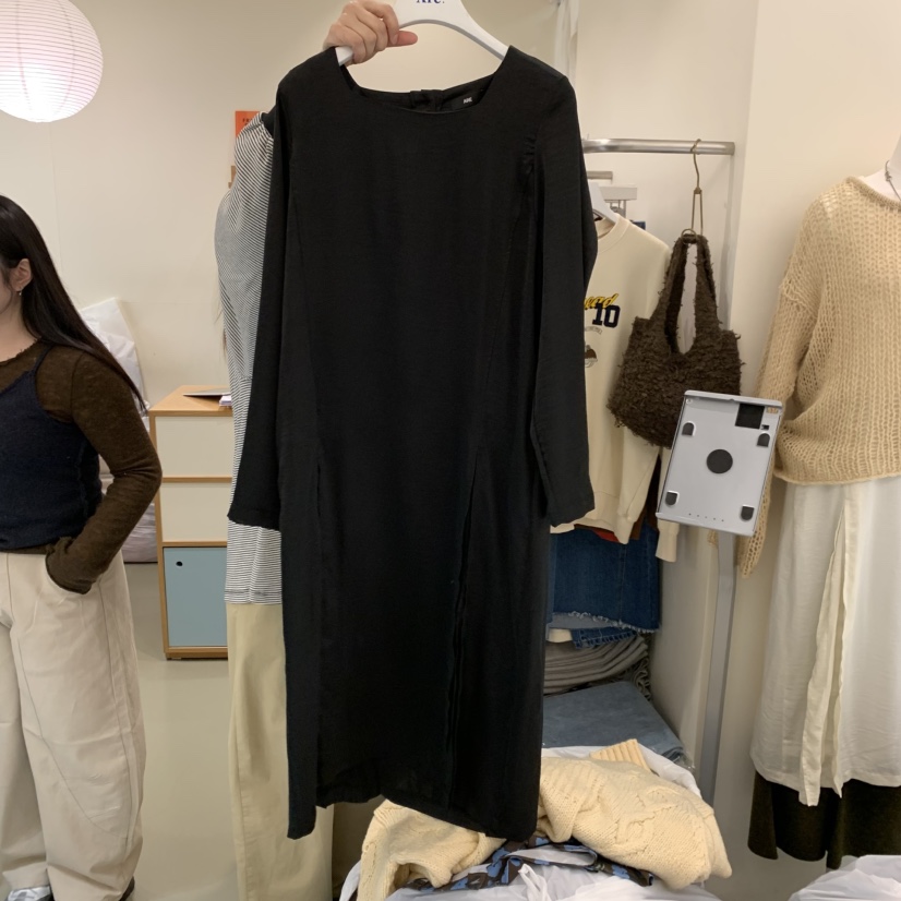 ARE韓國直郵㊣女裝新品職業25秋冬熱賣休閑人氣時尚真品連衣裙ARE YOU/ARE連衣裙