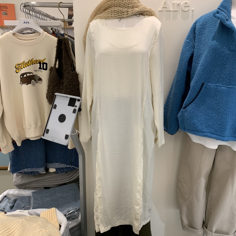 ARE韓國直郵㊣女裝新品職業25秋冬熱賣休閑人氣時尚真品連衣裙ARE YOU/ARE連衣裙圖色2