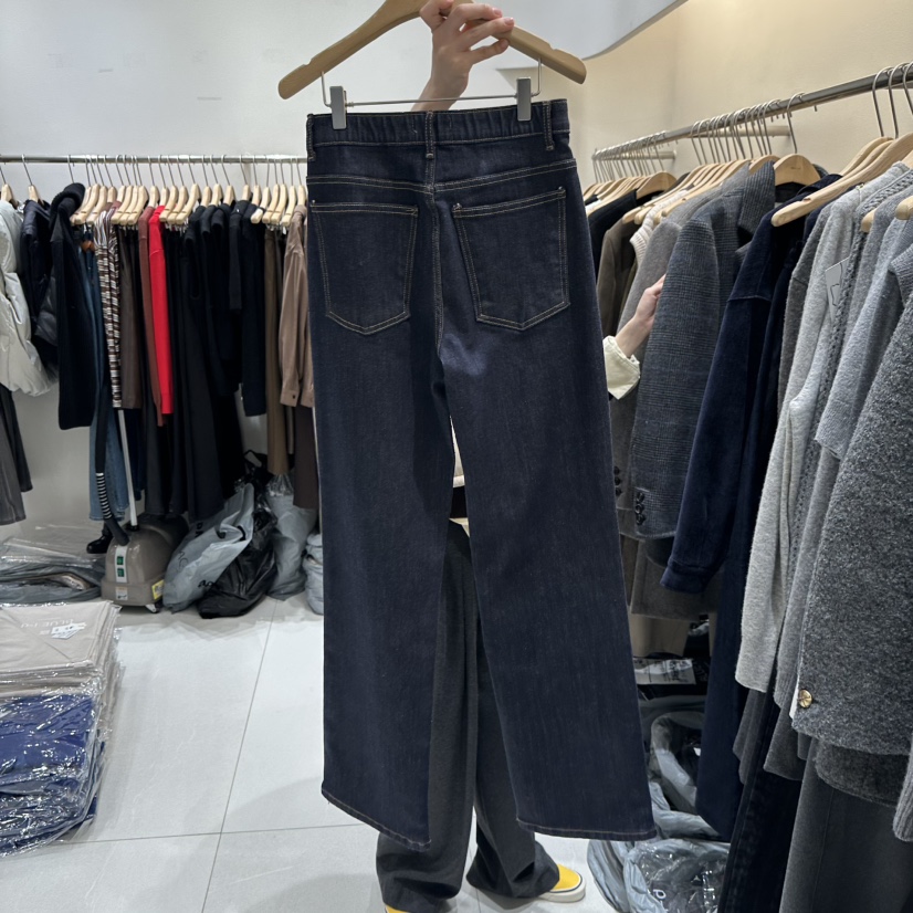BLUEI-D東大門㊣直郵女士新品職業休閑真品人氣推薦牛仔褲Blue i-d牛仔褲