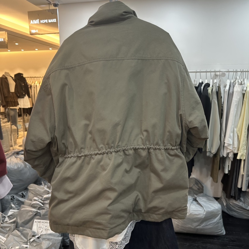 AIME HOPE MAKE韓國代購㊣女士新款時尚短款羽絨服填充鴨絨AIME HOPE MAKE短款羽絨服