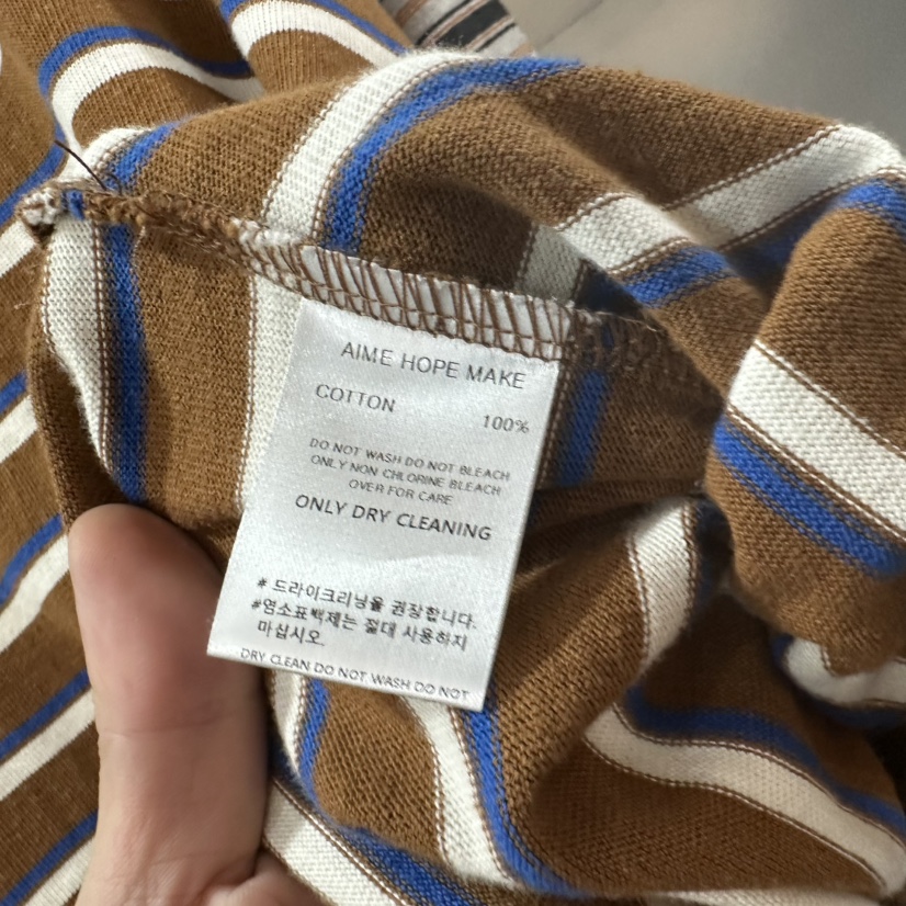 AIME HOPE MAKE東大門㊣代購女裝新品時尚職業熱賣長袖T恤AIME HOPE MAKE長袖T恤