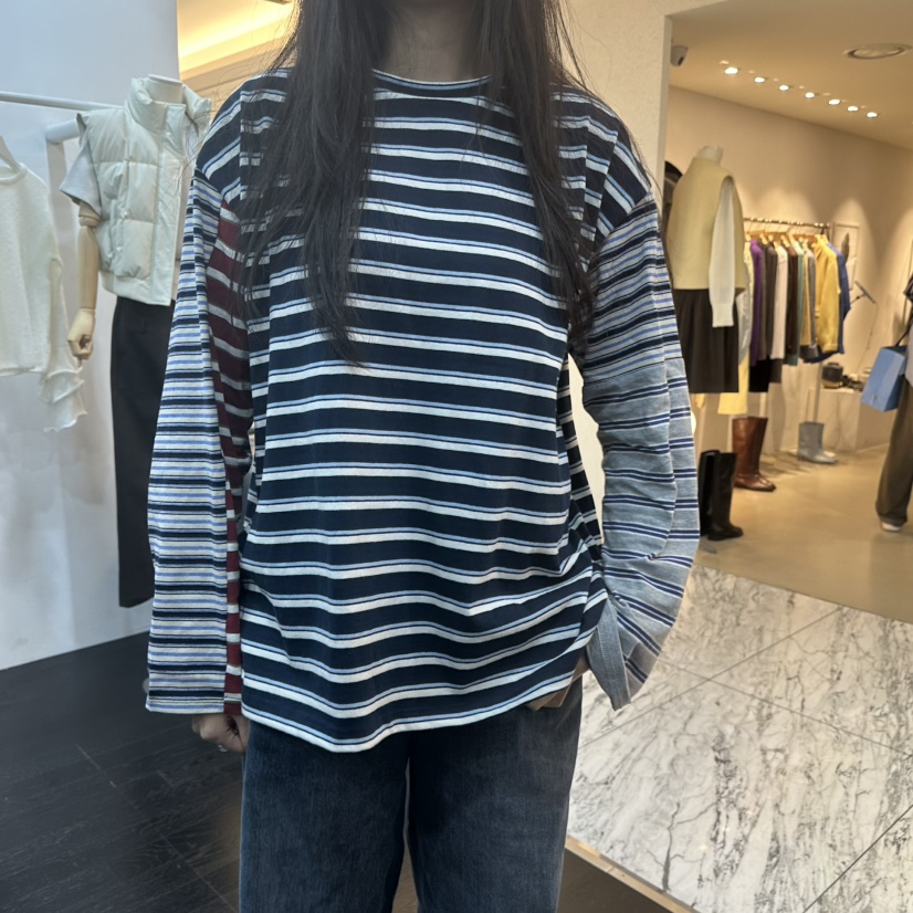 AIME HOPE MAKE東大門㊣代購女裝新品時尚職業熱賣長袖T恤AIME HOPE MAKE長袖T恤圖色2