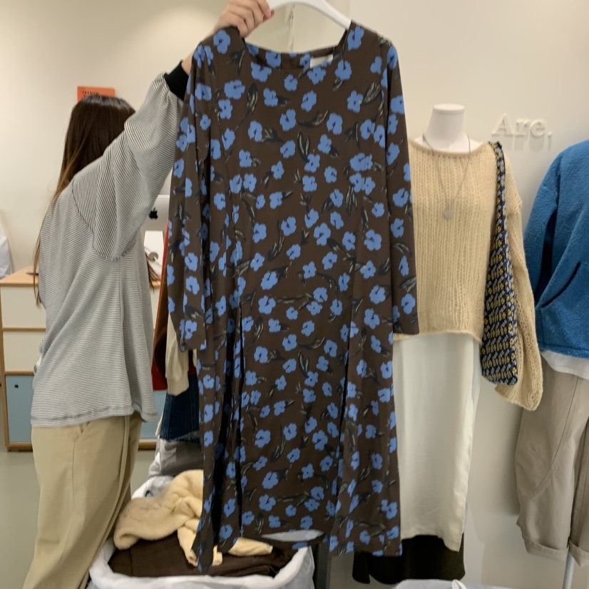 ARE東大門㊣直郵女士新品人氣25秋冬真品熱賣時尚職業連衣裙ARE YOU/ARE連衣裙