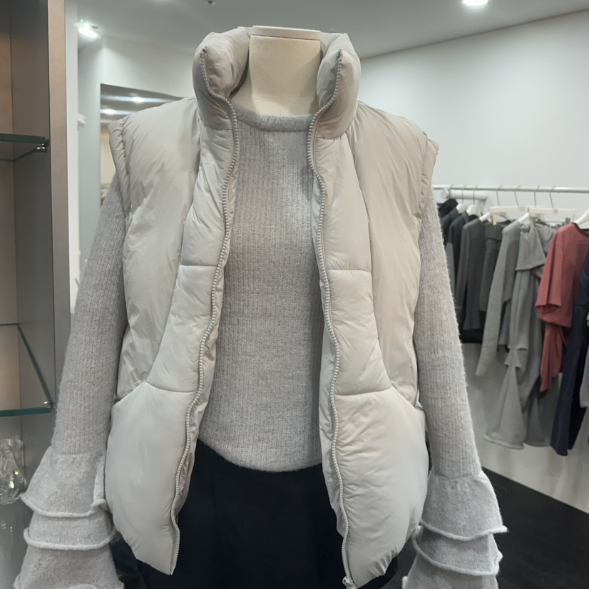 AIME HOPE MAKE東大門㊣實拍女士新品推薦真品休閑馬甲鴨絨AIME HOPE MAKE馬甲圖色1