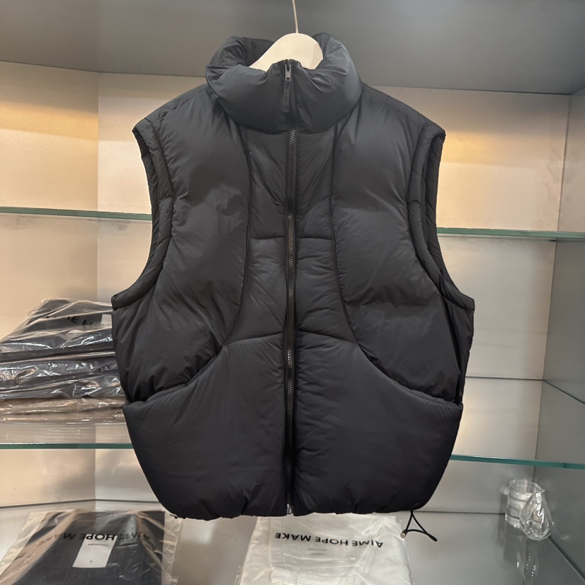 AIME HOPE MAKE東大門㊣實拍女士新品推薦真品休閑馬甲鴨絨AIME HOPE MAKE馬甲圖色3