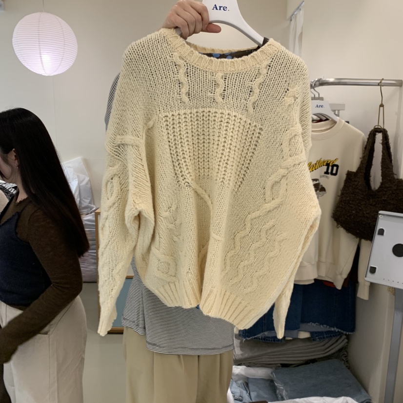 ARE東大門㊣實拍女裝新品職業時尚熱賣休閑真品人氣25秋冬針織衫ARE YOU/ARE針織衫