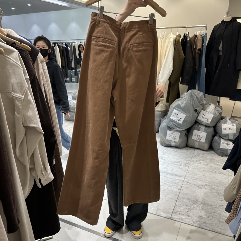 BLUEI-D韓國代購㊣女士新品真品休閑職業25秋冬休閑褲不含腰帶Blue i-d休閑褲