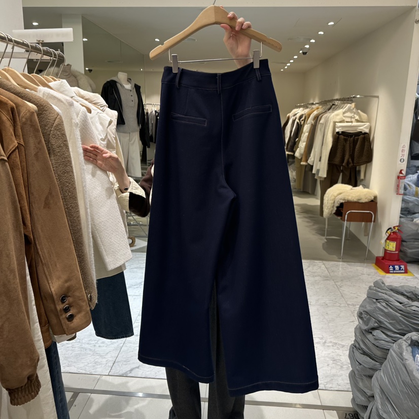 BLUEI-D東大門㊣代購女裝新品時尚25秋冬推薦人氣真品休閑褲Blue i-d休閑褲