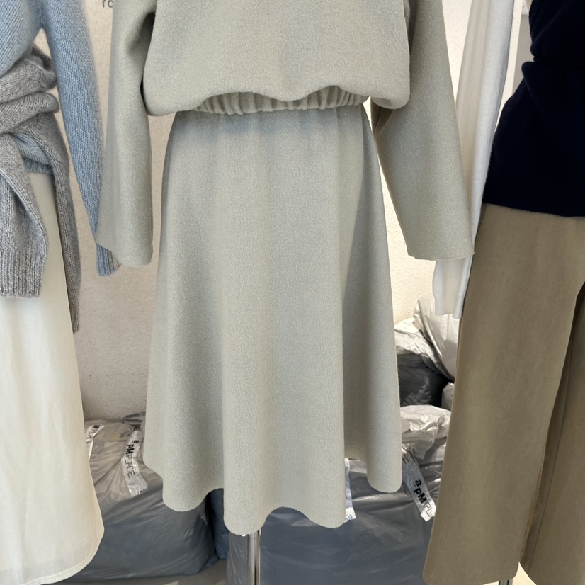 ROOM K-P東大門㊣代購女士新品推薦真品人氣休閑長裙羊毛ROOM K長裙