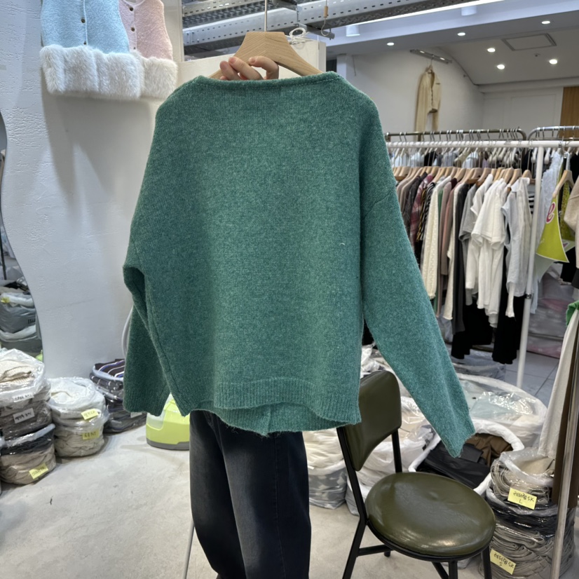 LULULALLA韓國直郵㊣女裝新款人氣時尚推薦25秋冬熱賣職業毛衣LULULALLA毛衣