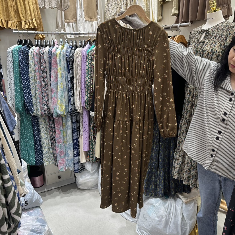 BIKINI東大門㊣實拍女士新款推薦職業真品25秋冬時尚連衣裙BIKINI連衣裙